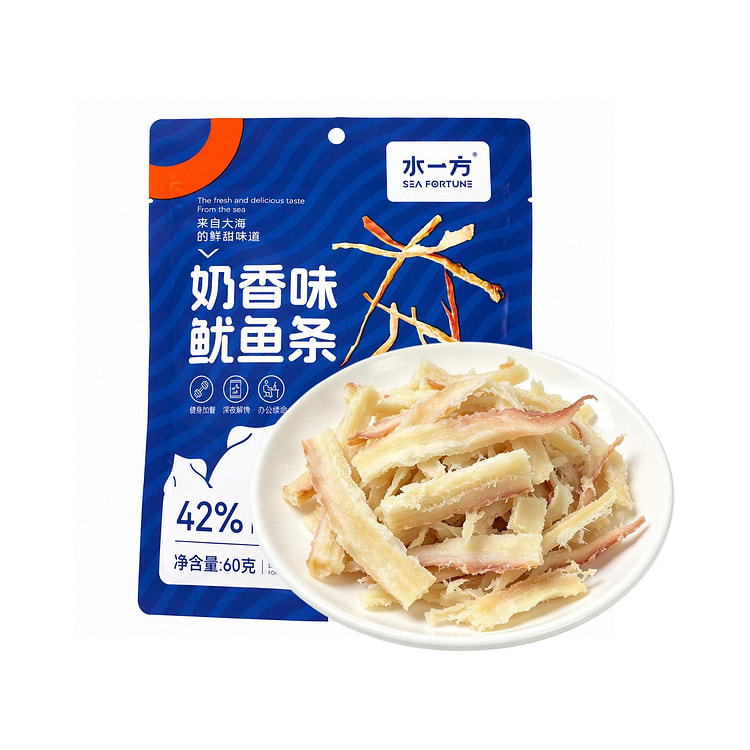 Sea Fortune Milk Flavored Squid Strips 60 g
