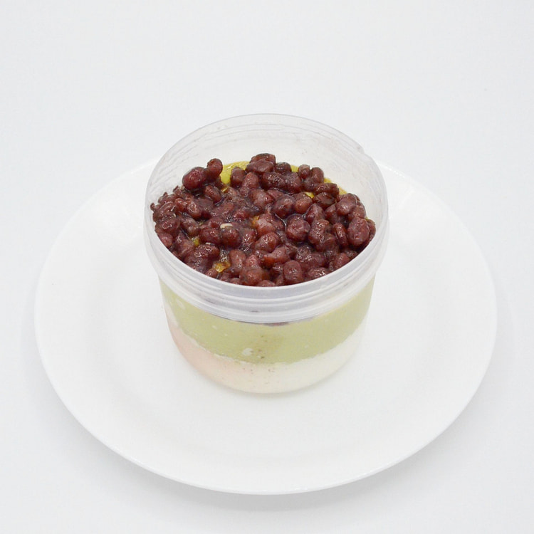 红豆抹茶布丁