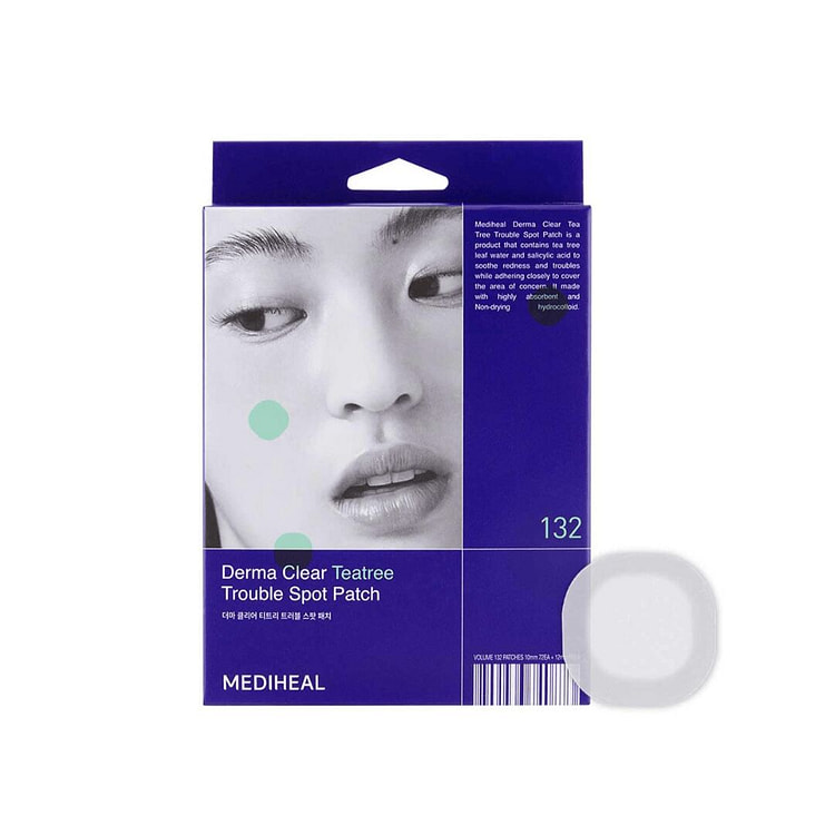 Mediheal Derma Clear Teatree Cica Spot Patch,132pc 132 each