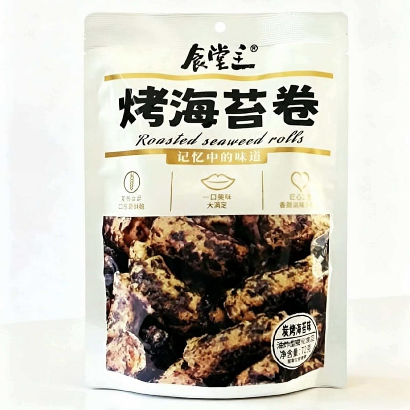 Baked seaweed flavored roll 72g*1 bag. 72 g