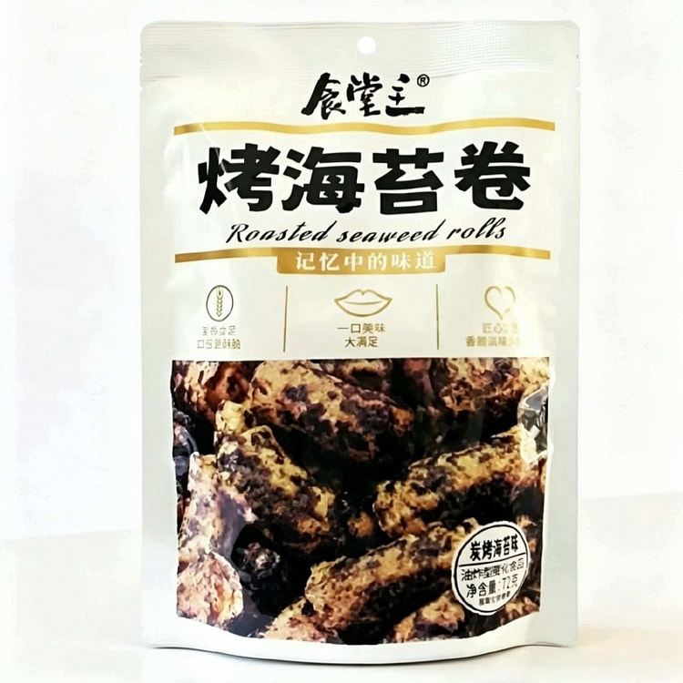 Baked seaweed flavored roll 72g*1 bag. 72 g