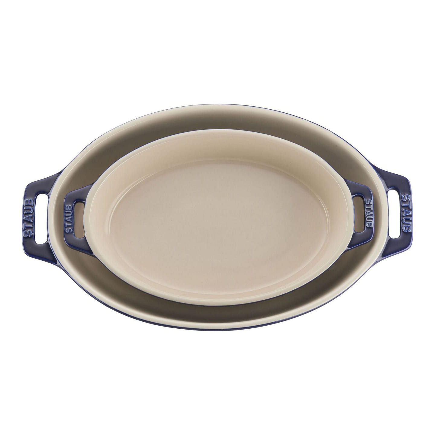 Staub 2-pc Oval Baking Dish Set – Dark Blue 1 each