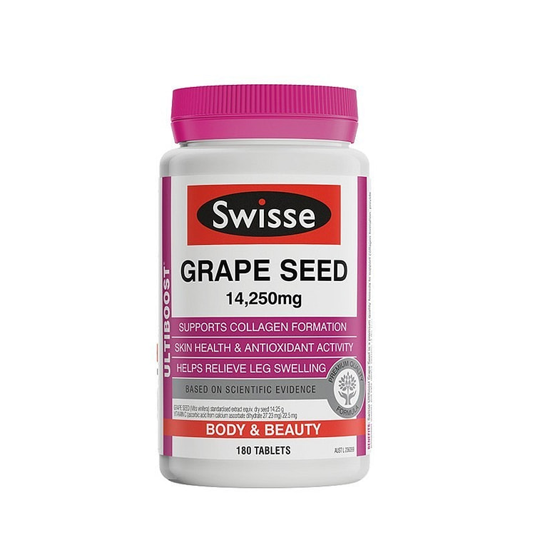 180 pieces of Australian swisse grape seed essence