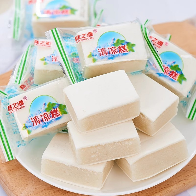 薄荷味 糕清凉糕 潮糕 湖南特产 老式传统手工点心 糯米糕早餐儿时零食200g
