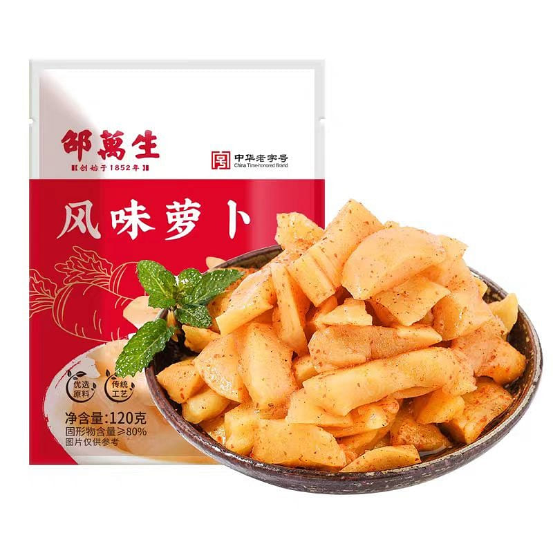 Shao Wan Sheng Radish pickles 120g*1 bag 120 g
