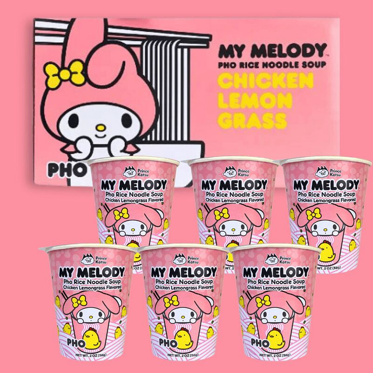 My Melody Pho Rice Noodle Soup, 6-Pack