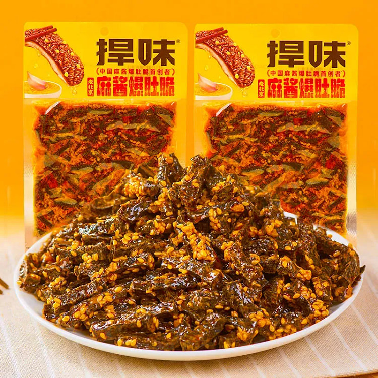 Sesame sauce crispy beef tripe and konjac 75 g