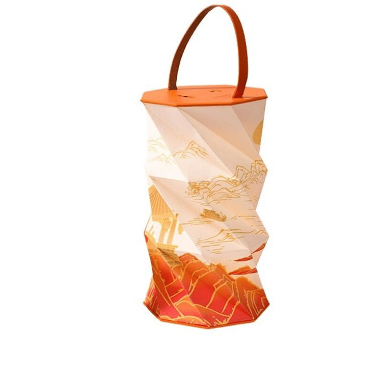 Folding Projection Lantern Lucky Orange 1 box