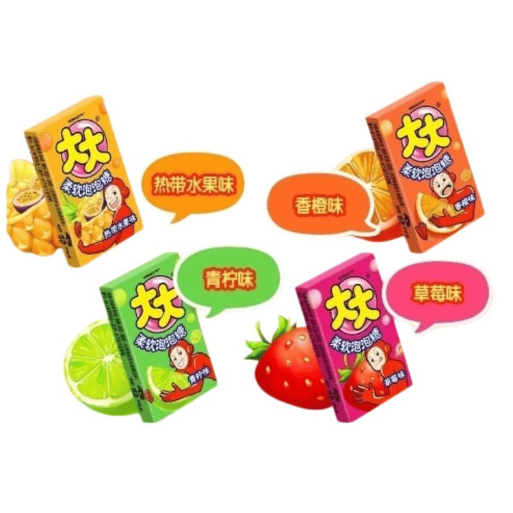 大大 泡泡糖儿时经典 混合口味 3片 12 克
