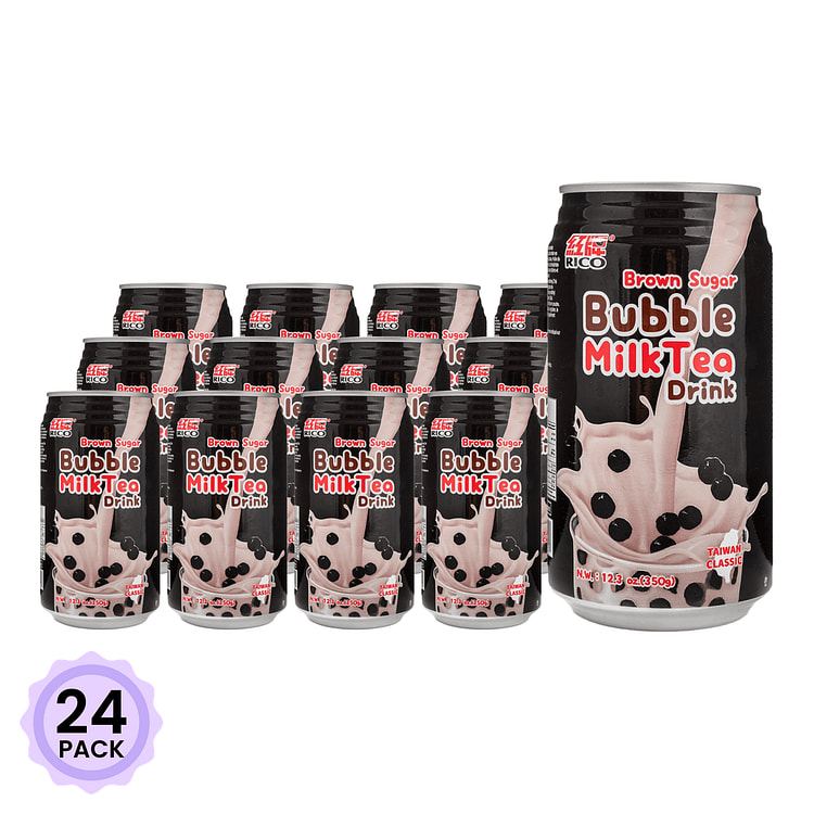 Rico红牌 黑糖珍珠奶茶 350 毫升*24 包