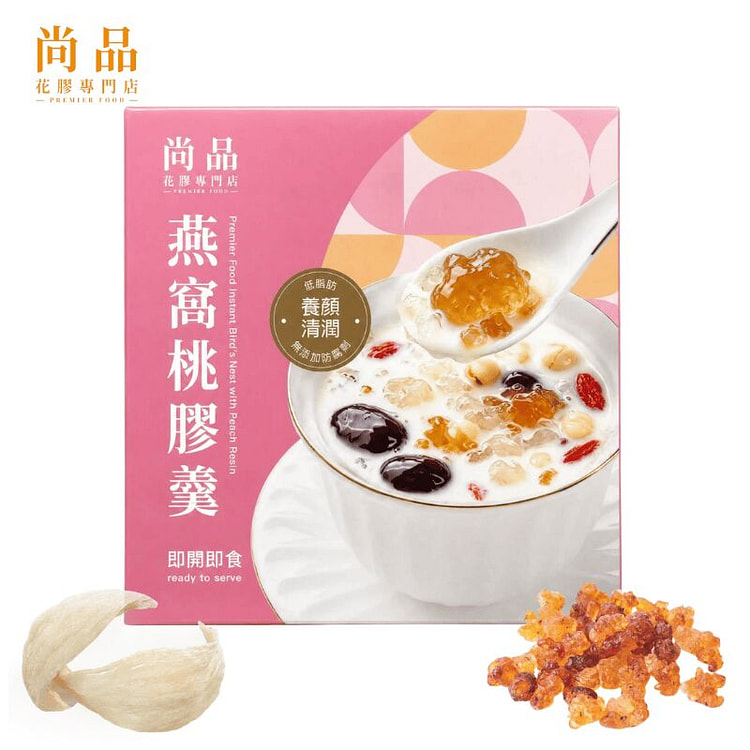 Premier Food Instant Bird's Nest with Peach Resin 258 g