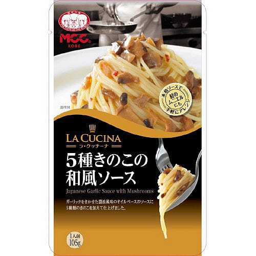 MCC Five Mushroom Japanese Pasta Sauce 105g 1 each