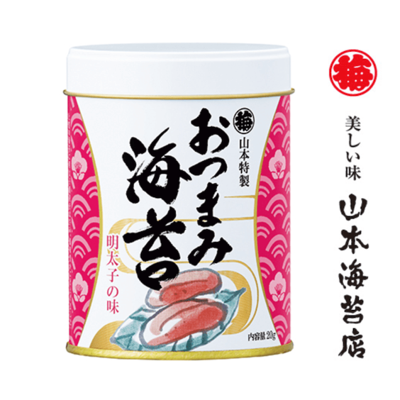 【日本直郵】山本海苔店 明太子烤海苔 30片裝 1 罐
