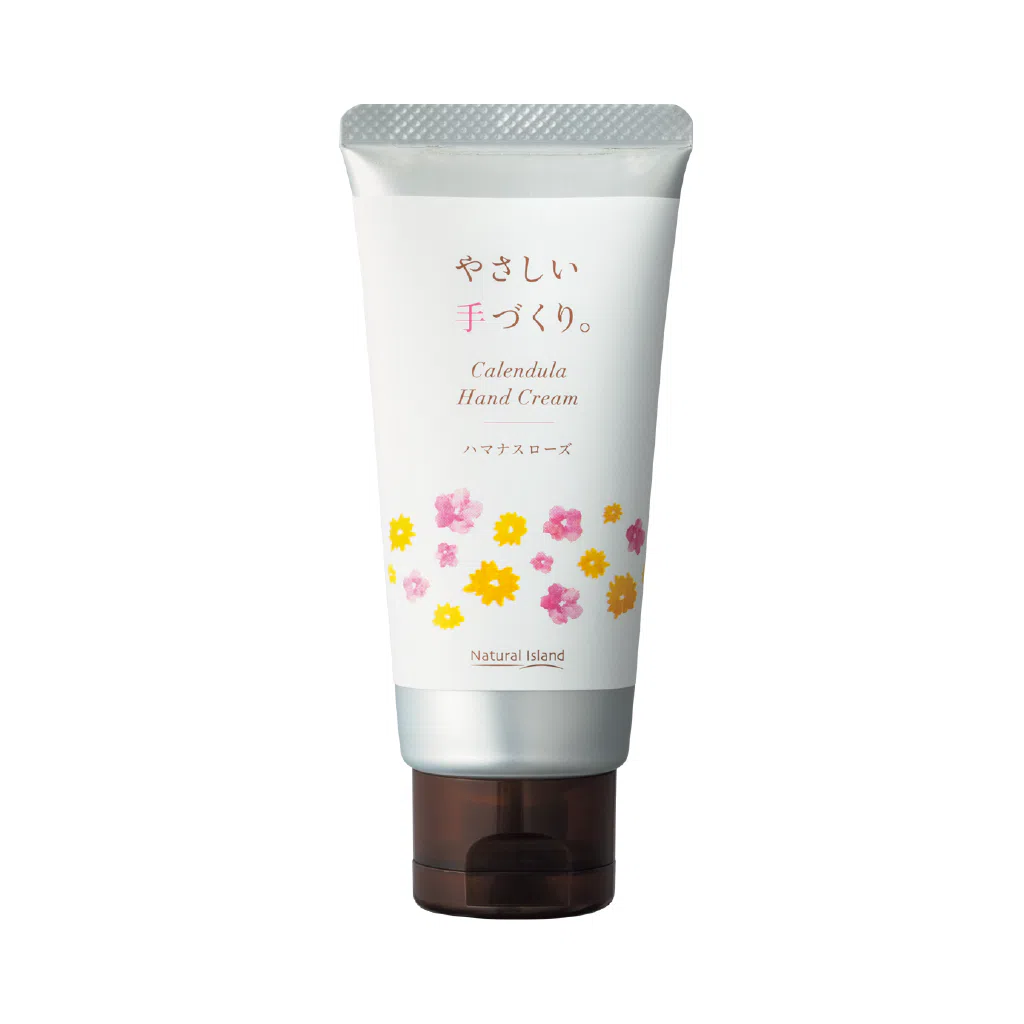 Natural Island Hand Cream Hamanasu Rose Scent 45 g