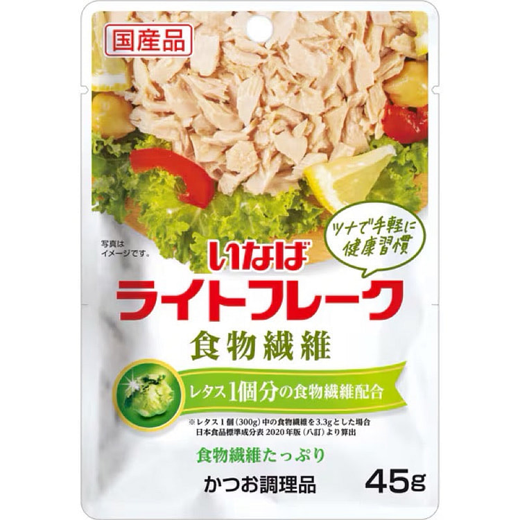 稻叶牌轻盈金枪鱼片（含膳食纤维）45克 1 份