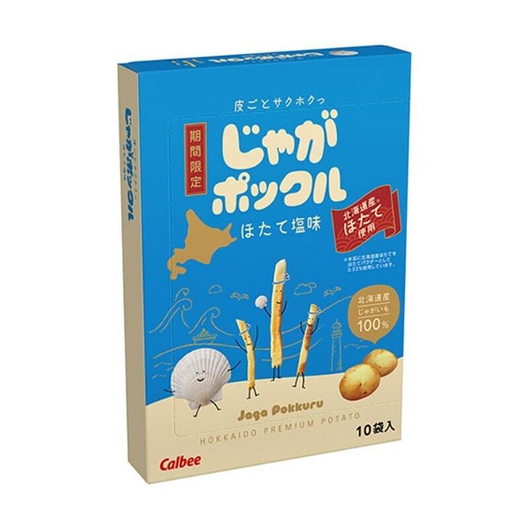 日本 卡乐比 北海道扇贝盐味薯片 10袋