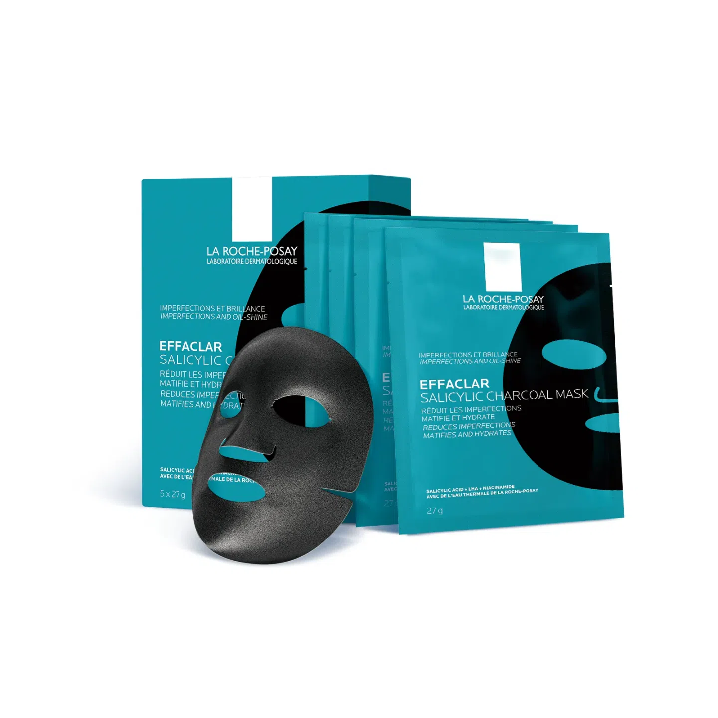 Effaclar Salicylic Charcoal Mask 27g*5pcs 1 box