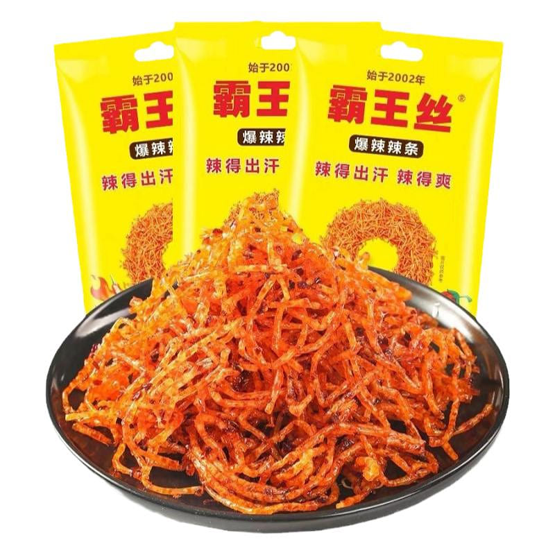 Ba Wang Si Spicy Strips 18g*5 packs 90 g