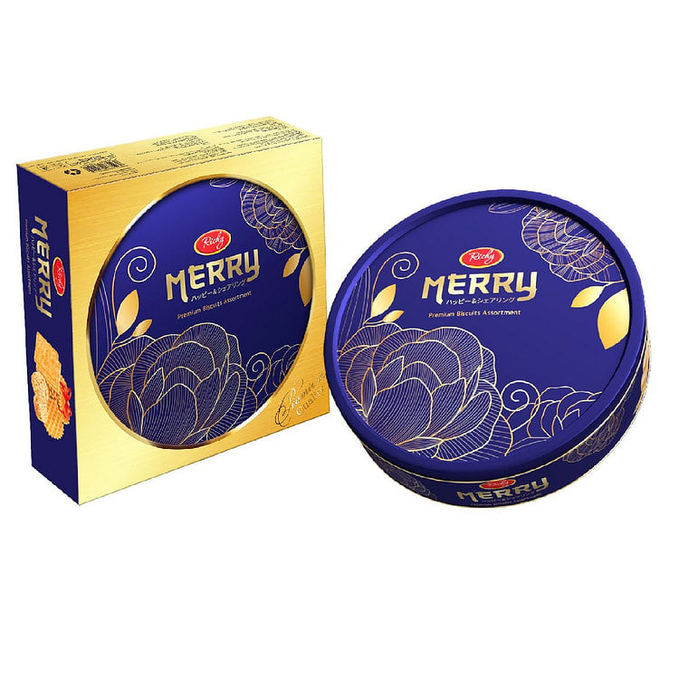 Merry Blue Haru 饼干和华夫饼什锦