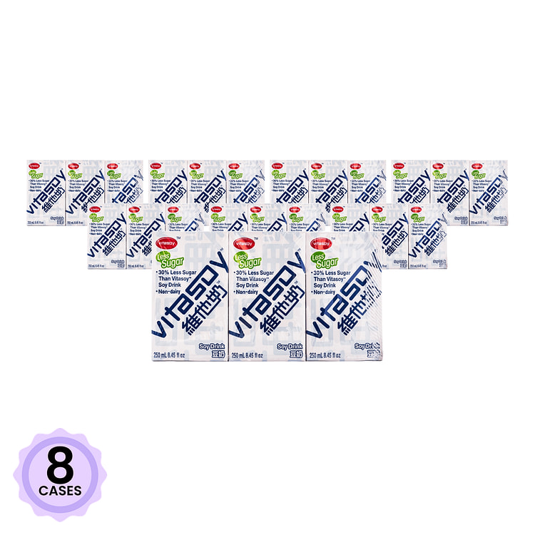 维他 原味低糖豆奶 250 毫升*6 包*8 箱