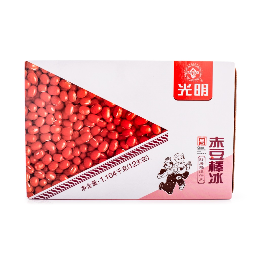 Get GuangMing Red Bean Popsicle 12pcs Delivered Weee! Asian Market