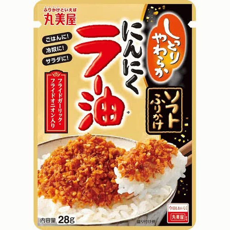 Marumiya Soft Furikake Garlic Chili Oil NP 28g 1 each