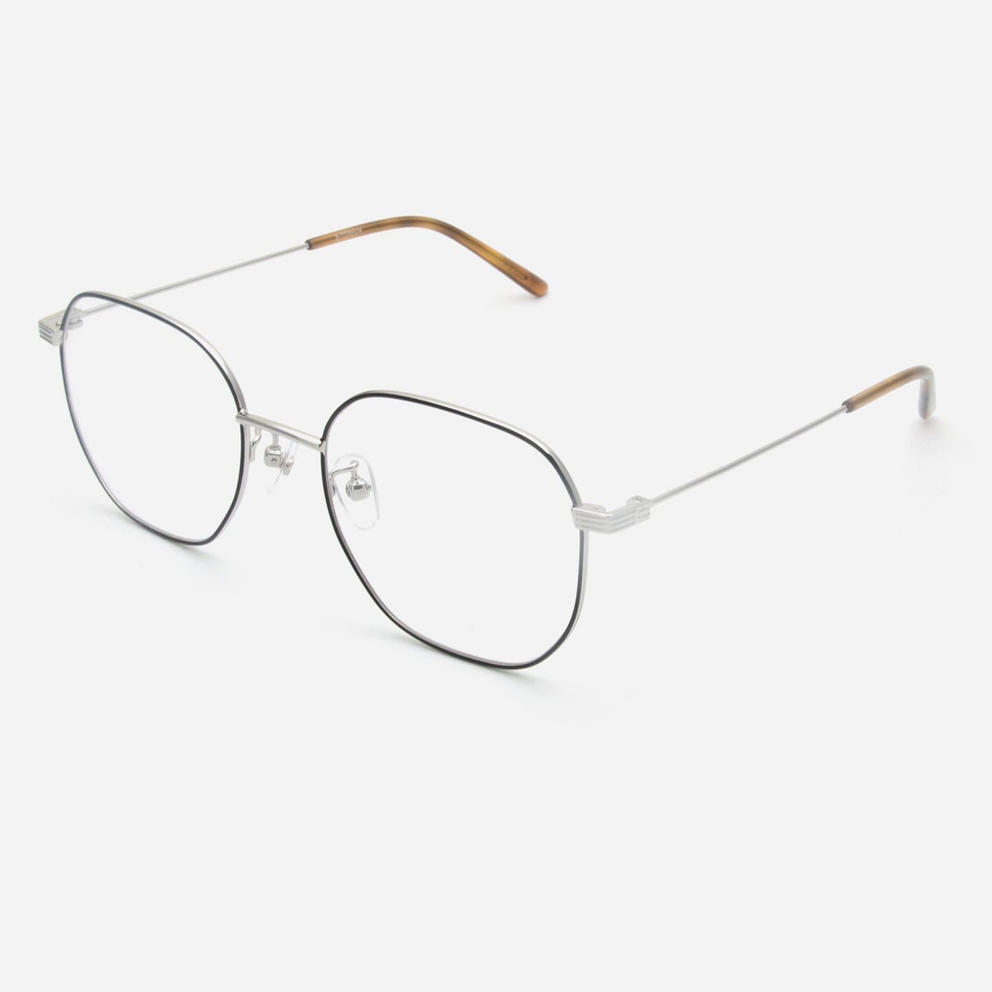Nextpair Eyeglasses Karen Black silver 1 each