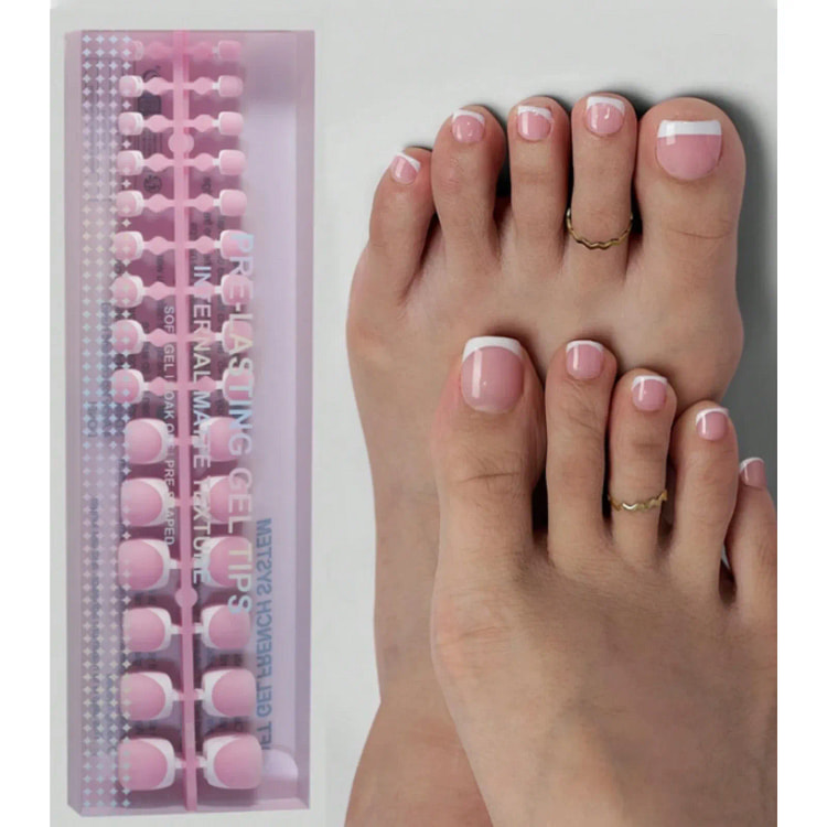 150Pcs Fake Nails Short Square Press On Gel Nail 1 1 box