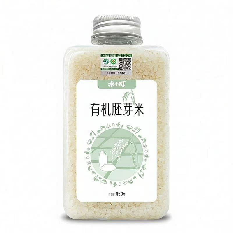 He Xiao Ting Organic Germ Rice 450g*1 Bottle 1 bottle