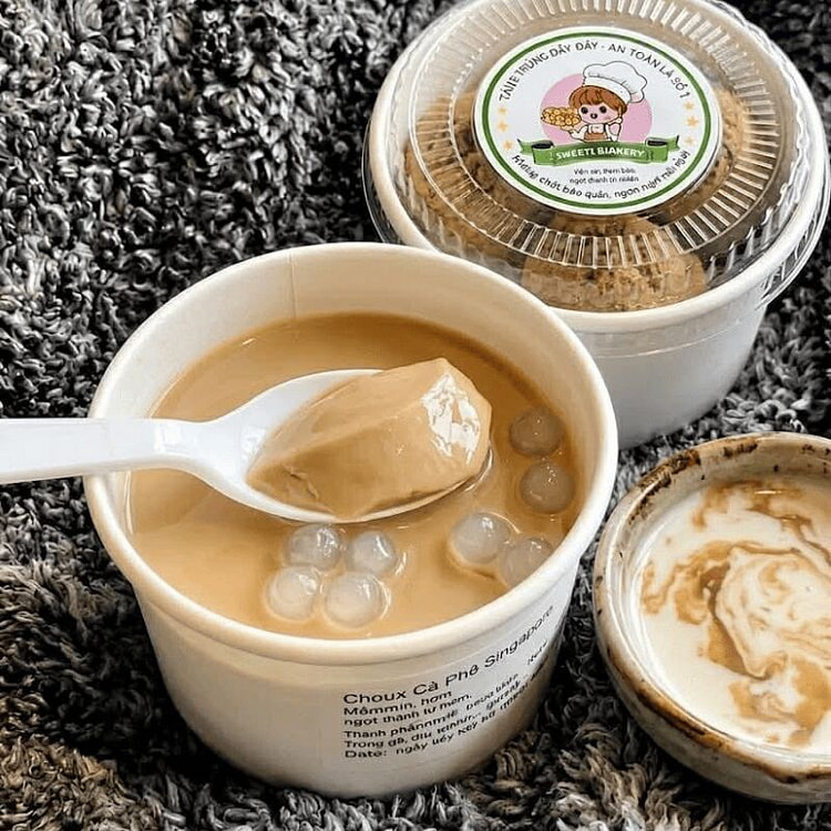 Singapore style tofu pudding/coffee 2pcs 1 count