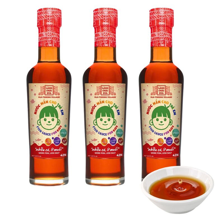 古渔村儿童鱼露组合 – 3瓶
