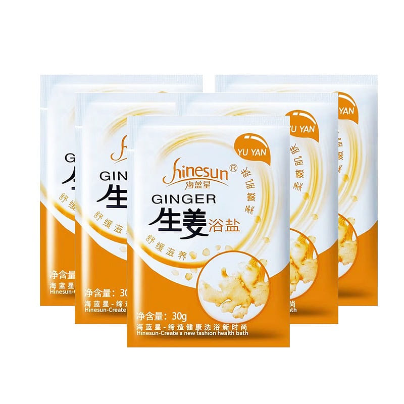 Hinesun Ginger Bath Salt Soothing Nourishing 30g*5 150 g