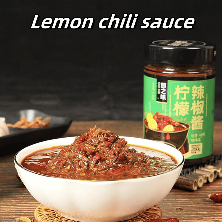 Thai Lemon Chili Sauce, Spicy & Tangy Chili Oil 260 g