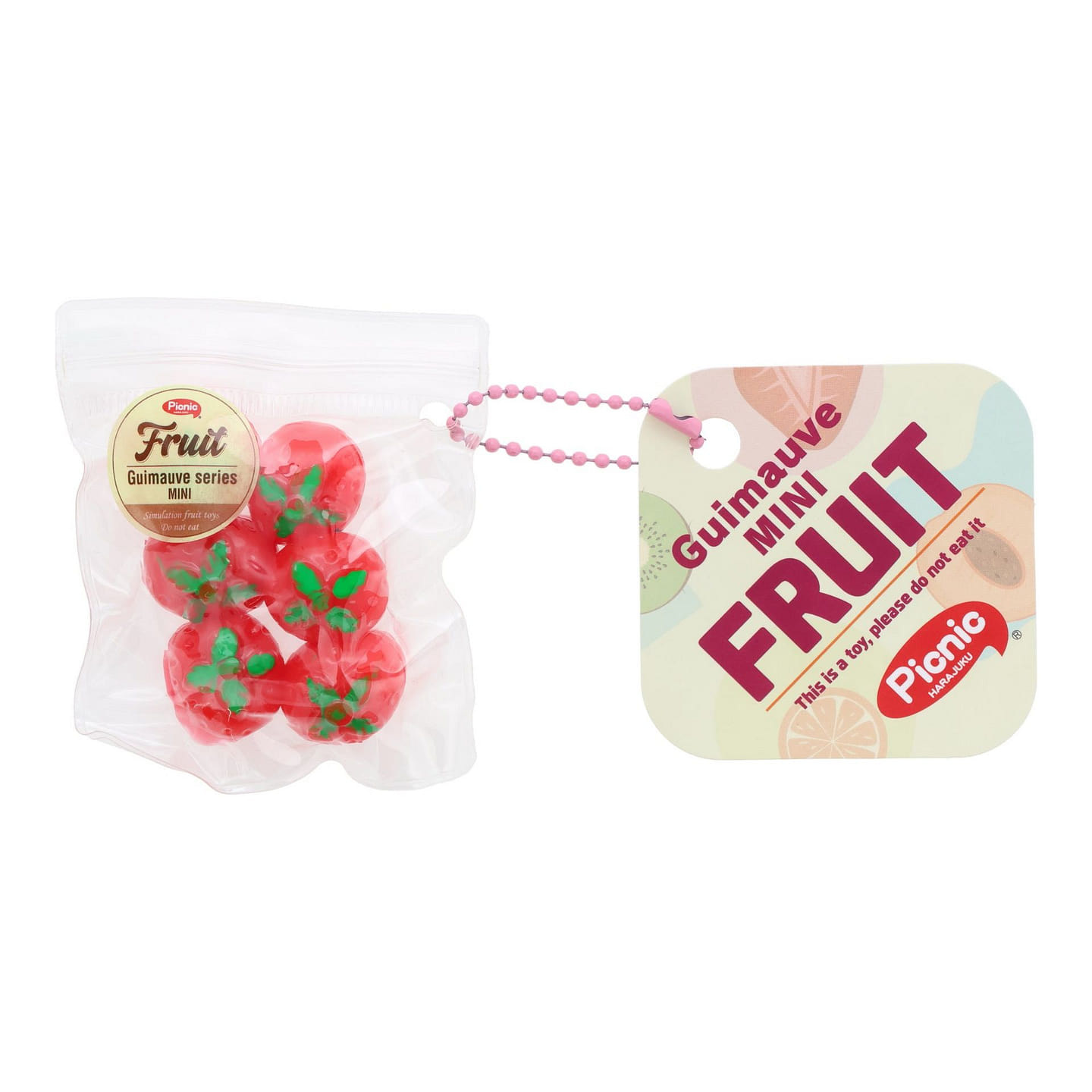 Harajuku Mini Fruit Keychain – strawberry 14 g