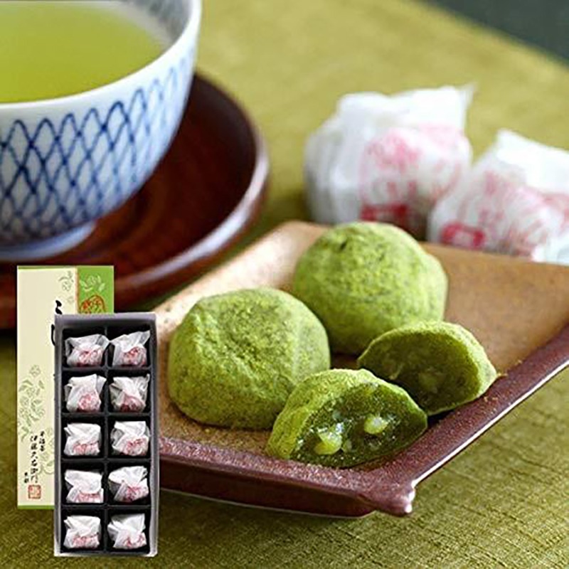 伊藤久右衛門宇治抹茶黃豆核桃麻糬10 枚- Weee!