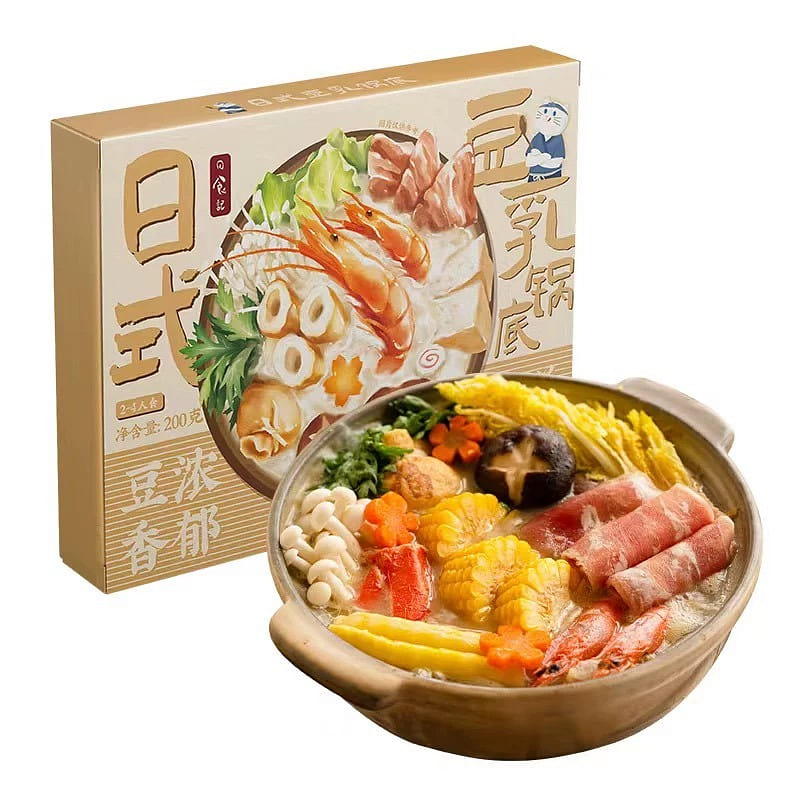 Japanese style soy milk non spicy hot pot base 200 グラム