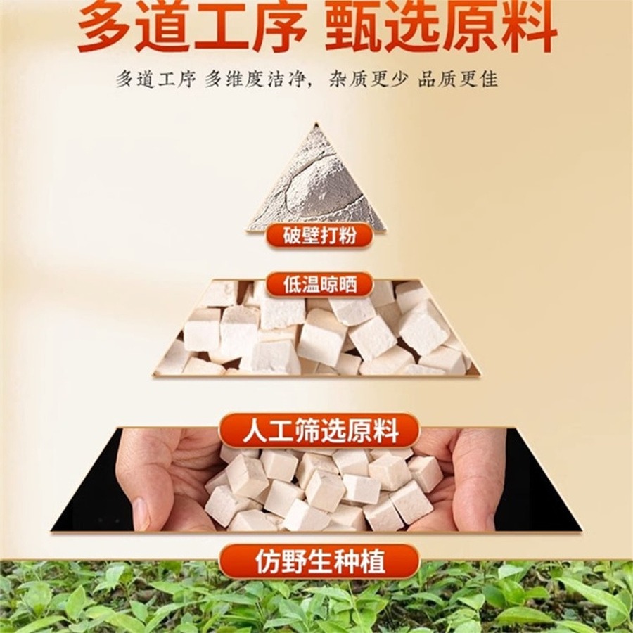北京同仁堂茯苓粉白茯苓粉茯苓茯苓粉利水滲溼- Weee!