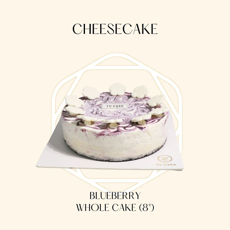 Blueberry Double Cheesecake (Whole 8")