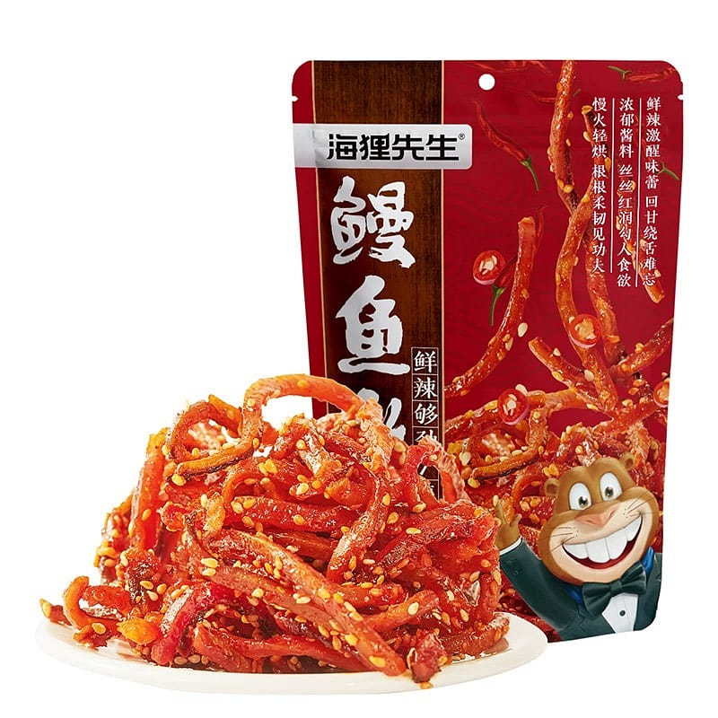 Mr. Beaver Spicy Eel Shreds 80 g