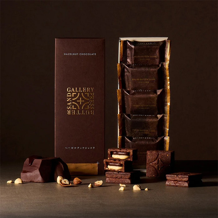 PRESS BUTTER SAND 榛巧夹心饼干 1 盒