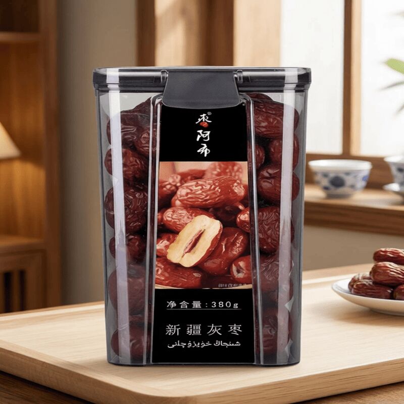 枣枣专拍 枣阿布新疆灰枣380g免洗自然吊干孕妇零食红枣380 克- Weee!