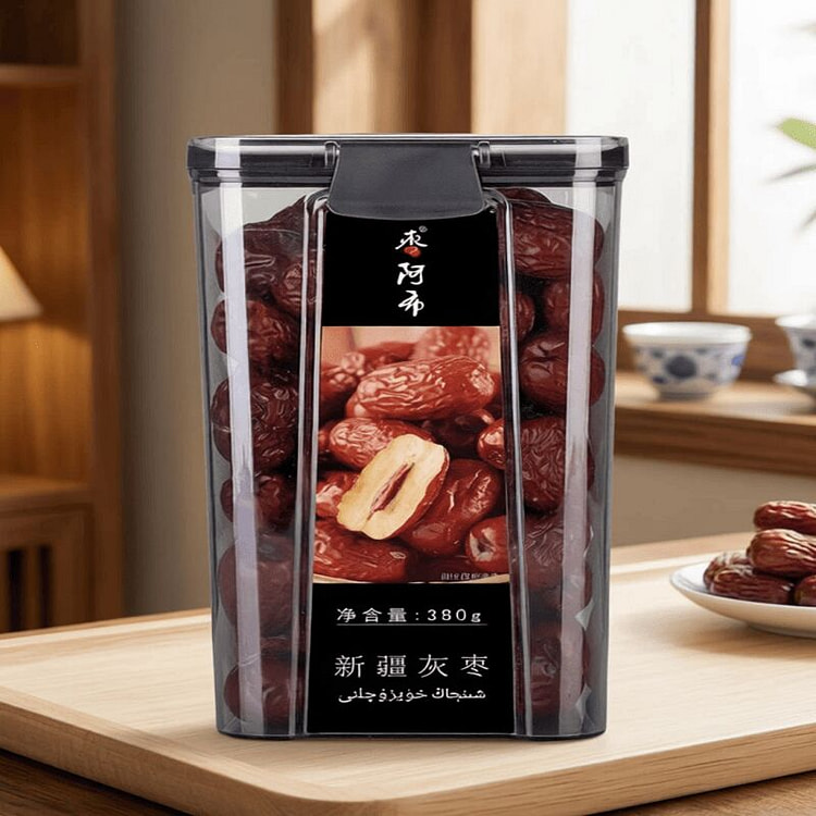 枣阿布新疆灰枣380g免洗自然吊干孕妇零食红枣 380 克