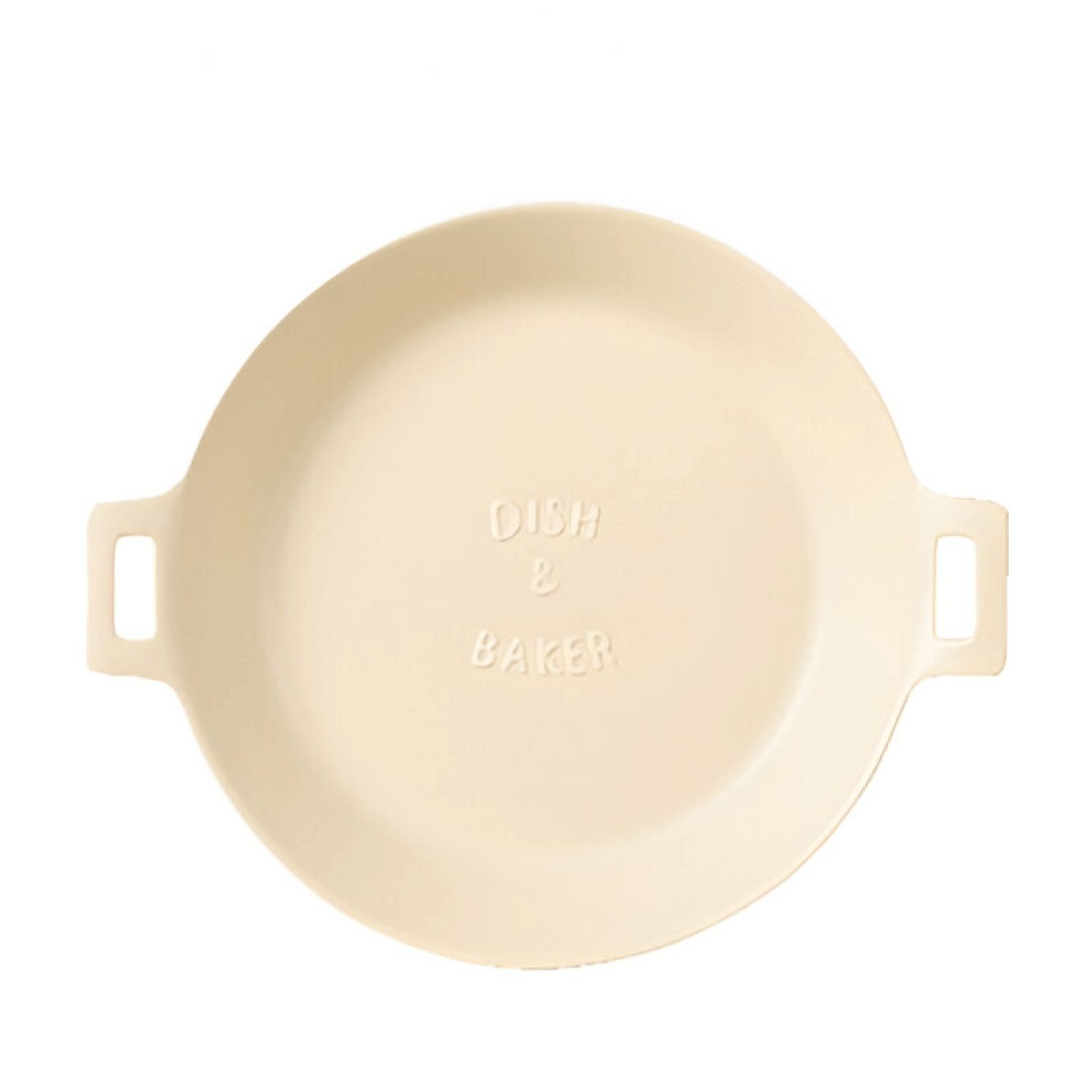 Meister Hand Dish & Baker Handle Plate - Beige/Large 1 個