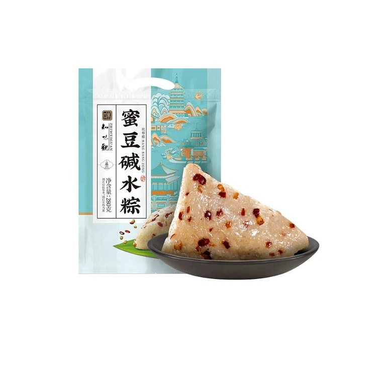 知味观端午节粽子蜜豆碱水粽140g*2只*1袋 280 克