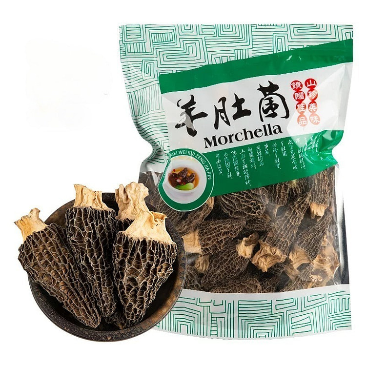 250g of Yunnan Deep Mountain morel mushrooms