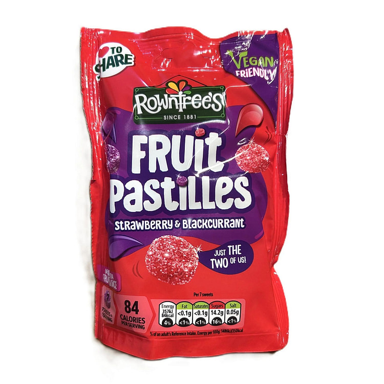 Rowntrees Strawberry and Blackcurrant (UK) 1 each