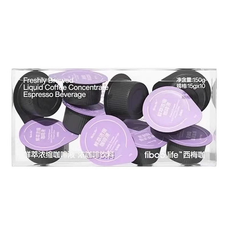 fiboo西梅黑咖啡美式0额外添加蔗糖10粒*1盒 150 克