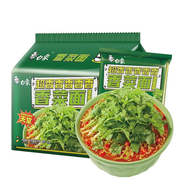 白象 香菜面 超香香香香 115g*5包