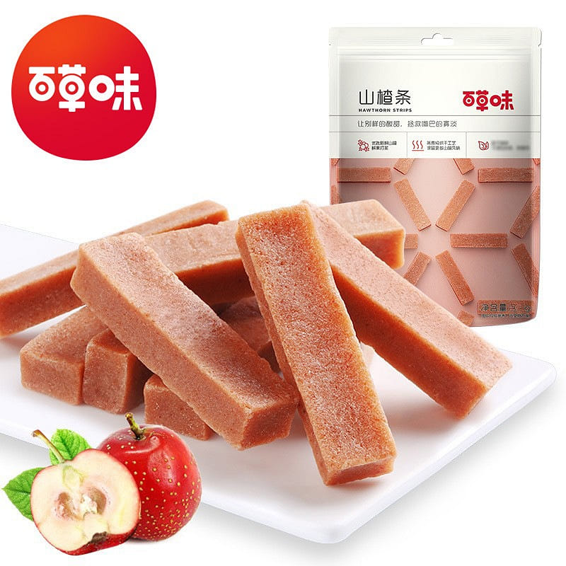 Baicao flavor Hawthorn candied sweet and sour appetizer 120g/ bag 120 g