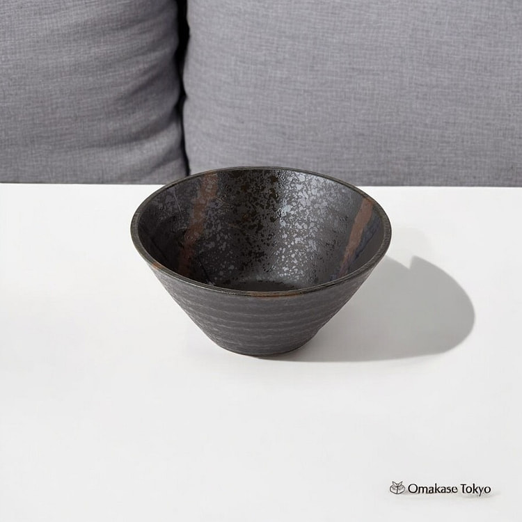 Kakuni Minoyaki 拉面碗 黑色